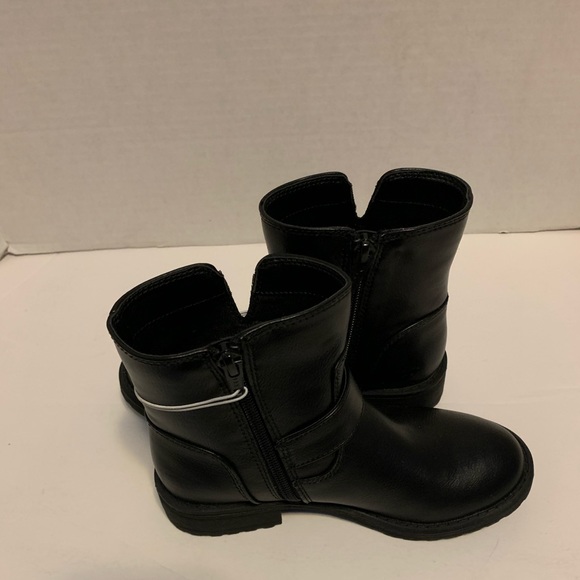 Cat & Jack girls Alessandra Black Boots - Picture 6 of 6
